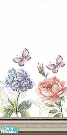 Sims 2 — Bold by Lorah — blue purple pink flowers