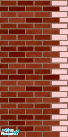 Sims 2 — Brick 07 by Mutske — Brick with white sidestones