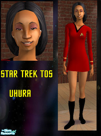 Sims 2 — Uhura by gigacganger — Lt. Uhura