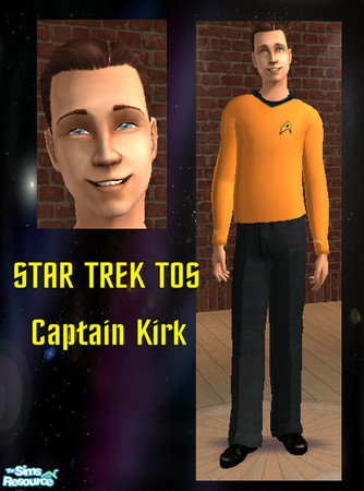 Sims 2 — Captain Kirk by gigacganger — Captain Kirk