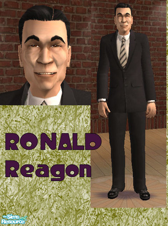 Sims 2 — Ronald Reagon by gigacganger — Ronnie