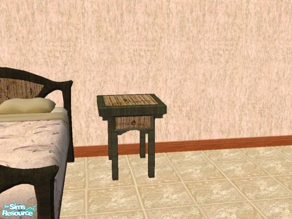Sims 2 — Warm green -  End Table - Top by Meishuu — Part of my warm green set