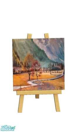 Sims 2 — Ruth\'s Bedroom - Small Easel by RhondaBlonda — 