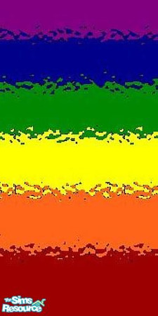 Sims 2 — Rainbow Glass by Lorah — Red, orange, yellow, green, blue, purple, child