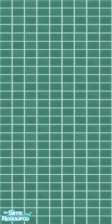 Sims 2 — Green tile by TSR Archive — Green tile wallcovering