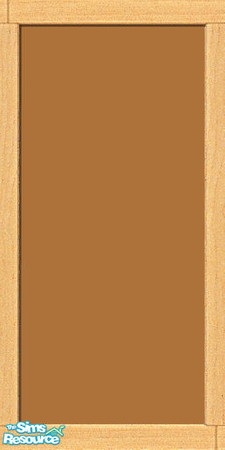 Sims 2 — Warm Stucco by hippiebill — Warm,brown stucco offset w/light wood. Part 3 of 3.