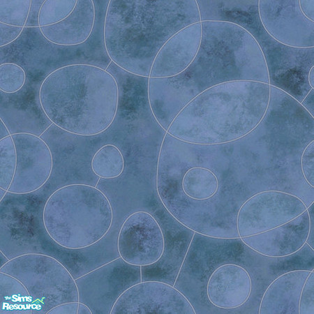 Sims 2 — Bubbly Blue Marble Flooring by Shoes — My first floor creation! This blue marble flooring is great for any room