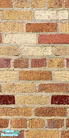 Sims 2 — True Brick by Vexy — A true brick wall, to give any home a cozy exterior.