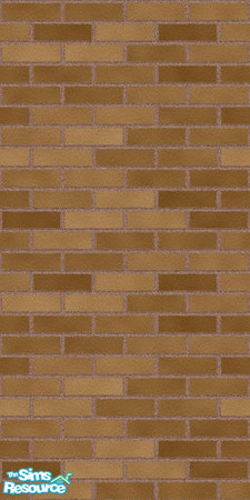 Sims 2 — Exterior Brick 03 by hippichick — Smart exterior brick to match my brick paving.