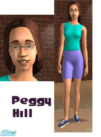 Sims 2 — Peggy Hill by gigacganger — By Request Hank Hills Wife