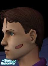 Sims 2 — Telltale lipstick by buntah — Uh Oh..he's gonna bet busted if he doesn't clean that lipstick off his cheek :-)