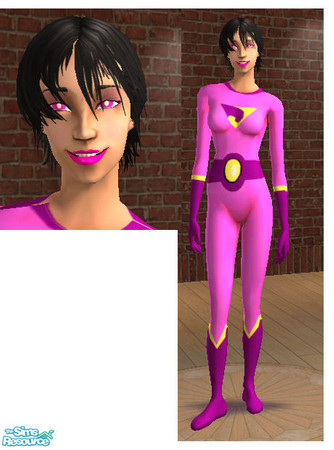 Sims 2 — Jayna by gigacganger — WONDER TWINS UNITE