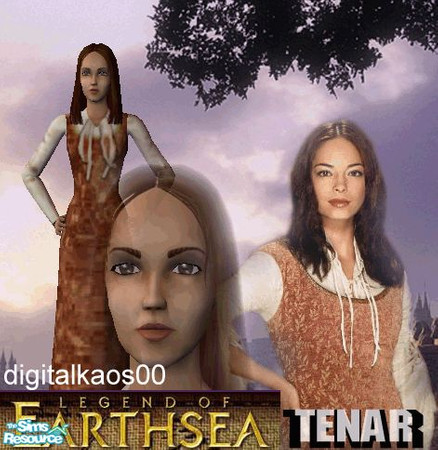 Sims 2 — Tenar by digitalkaos00 — young priestess of THE TEMPLE OF ATUAN. Intelligent, beautiful and direct of speech and