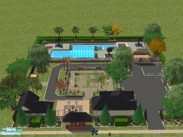 Sims 2 — Silverland Community Park by oldmember_silver_sim — A gorgeous community park for your fun loving sims.It has a