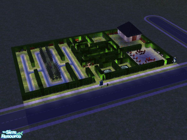 Sims 2 — Modern Zen Garden by sillyduck63 — The perfect place for your sims to forget their troubles for a while.