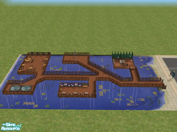 Sims 2 — Aqua Park by beflexor — Don't fall in!