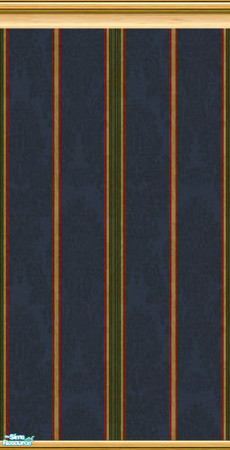 Sims 2 — Mixed Batch Stripe Wallpaper Collection - Stripes Wood Base Blue by robbyngirl — Pretty set of wallpaper for