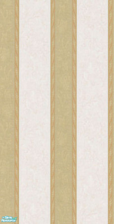 Sims 2 — Mixed Batch Stripe Wallpaper Collection - Stripes White Gold by robbyngirl — Pretty set of wallpaper for your