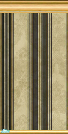 Sims 2 — Mixed Batch Stripe Wallpaper Collection - Stripes Wood Base Green  by robbyngirl — Pretty set of wallpaper for