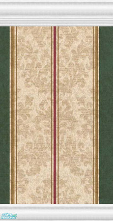 Sims 2 — Mixed Batch Stripe Wallpaper Collection - Stripes White Base Red Green by robbyngirl — Pretty set of wallpaper