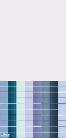 Sims 2 — Blue half-tiled walls by HollyChappell — Half-tiled walls for the modern Sim home. This set includes Boston