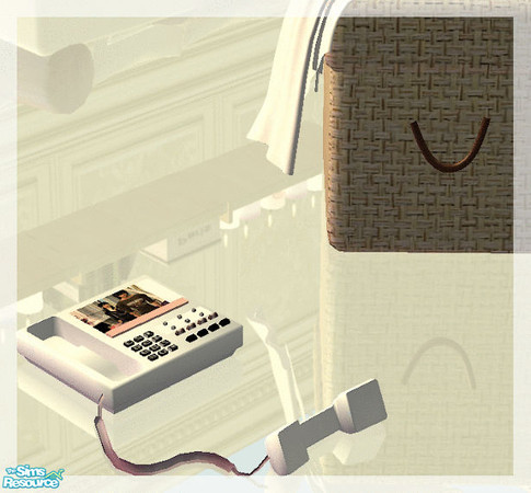 Sims 2 — Breeze Bedroom - deco phone by kibanahnah — new mesh!