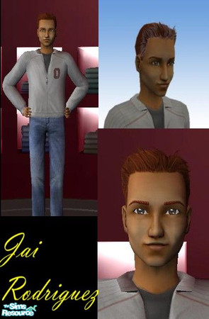 Sims 2 — Jai Rodriguez by SaraSidel — One of the "Fab Five" from Bravos TV show Queer Eye for the Straight Guy.