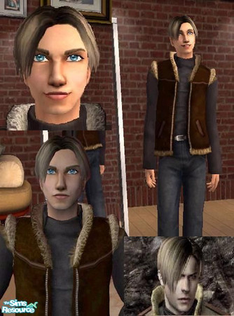 Sims 2 — Leon from Resident Evil 4 or Bio Hazard by oldmember_SexyMan — I am a big fan of Resident Evil and Leon from RE