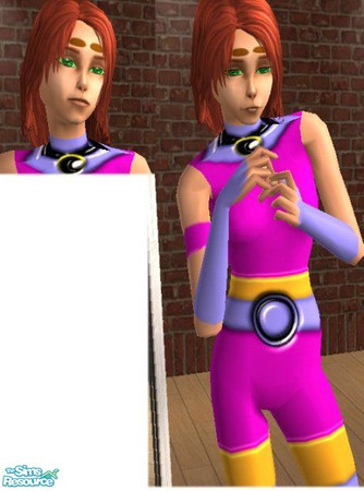 Sims 2 — Starfire by gigacganger — Teen Titan