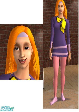 Sims 2 — Daphne by gigacganger — Scooby DOo