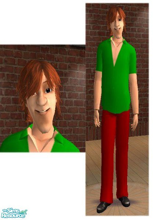 Sims 2 — Shaggy by gigacganger — Scooby Doo