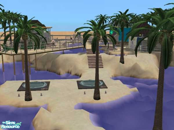 Sims 2 — The Oasis by twistedstar — Lots of sand and fun in the sun. 