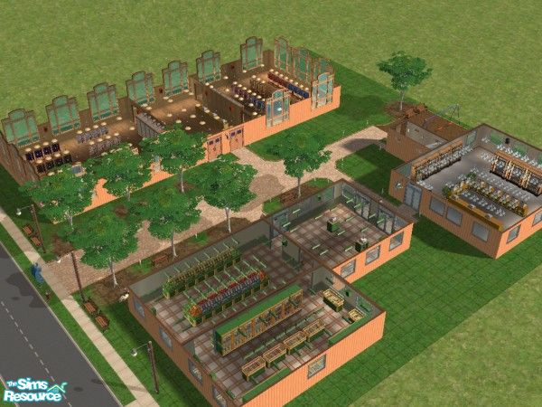 Sims 2 — Community Shopping Complex by oldmember_Warlord1872 — The Community Shopping Complex is a "one-stop"
