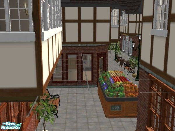 Sims 2 — Victoria St by oldmember_Samharr01 — london grew vastly in the tudor period. the town grew into a sprawlin city