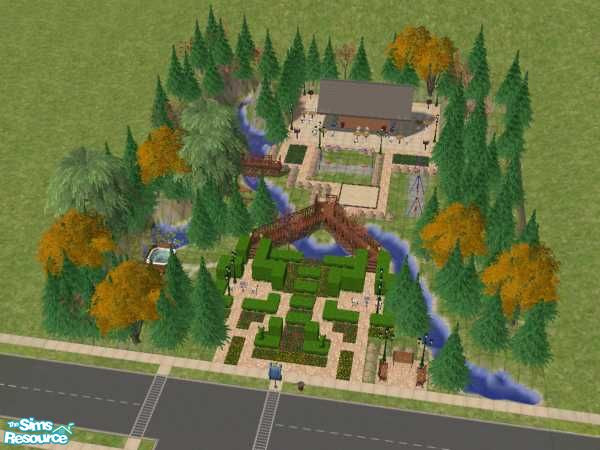 Sims 2 — SimRiver Park by twistedstar — Enjoy beautiful scenery and plenty of outdoor fun. 