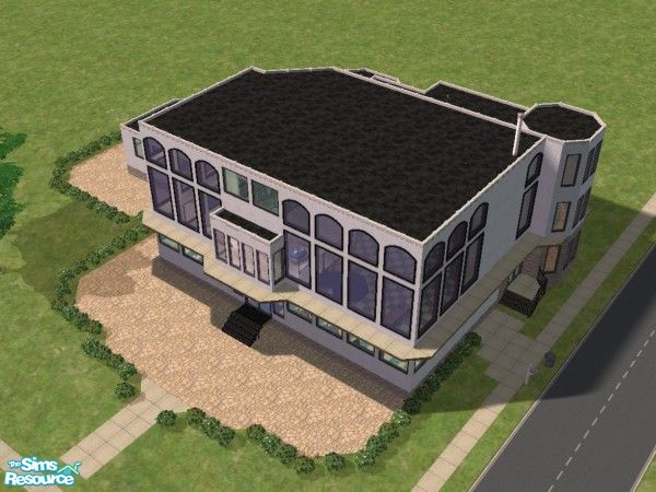 Sims 2 — Modern 52 by geekSim — A modern masterpiece? This design features a modern look with emaculate amenities such as