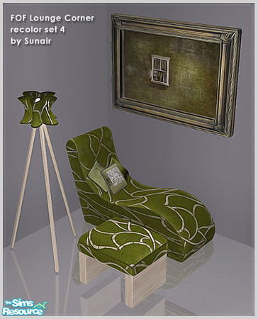 Sims 2 — FOF Lounge Corner - Recolor set 4 by Sunair — FOF Lounge Corner - Recolor set 4 (nature)