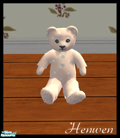 Sims 2 — Artz \'N Craftz Set  Bear Boo Pink Polka by Henwen — A little something for the creative Sims. More options to