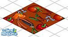 Sims 1 — Veggies Rug by Cori27 — a nice rug for a sims kitchen.