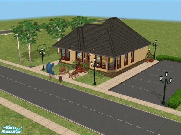 Sims 2 — Dinwiddie Green Grocer by nigelwulf — Dinwiddie Green Grocer severing the community for over twenty-five years.