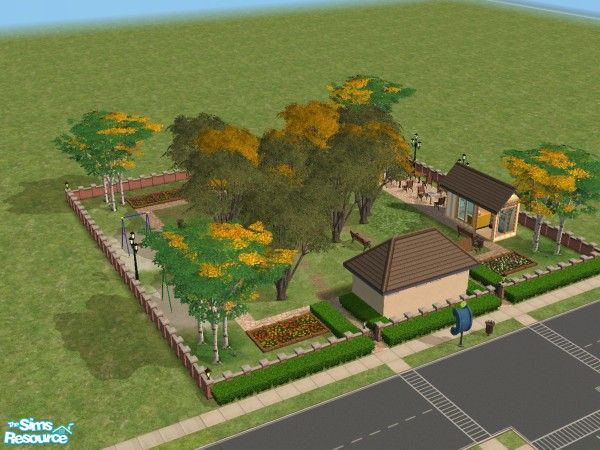 Sims 2 — Dinwiddie Park by blackwulf — 