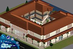 Sims 1 — Estatica's White Hotel by estatica — Explore it and see for yourself :)