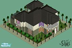 Sims 1 — Estatica's House of color by estatica — This house was once owned by a famous sim who was a painter. :p Okay,