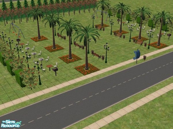 Sims 2 — WaisteLand by fiskal — A little park 