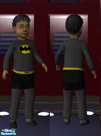 Sims 2 — Batman by solfal — A nice dress for play and sleep
