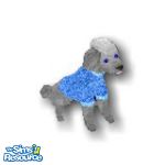 Sims 1 — Josie by Steffieb — All dressed in blue to go with the brilliant blue eyes, this poodle is waiting for your sim