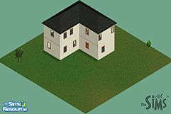 Sims 1 — Remember Deluxe? by Sims4me — This is another house I made. It is simple, and made from mostly Deluxe items. One
