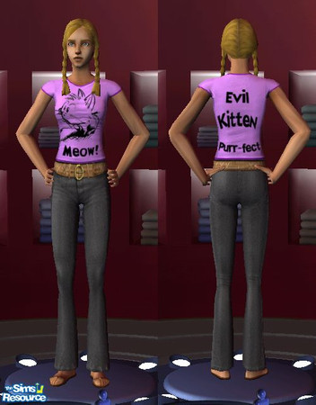 Sims 2 — evil kitty by sww — the purrrrrrr-fect evil kitty :) meow!