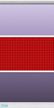 Sims 2 — SS Kitchen Add Ons - Red - Wall by mamads32209 — Add ons to my SS Kitchen set. This is the red color wall. 