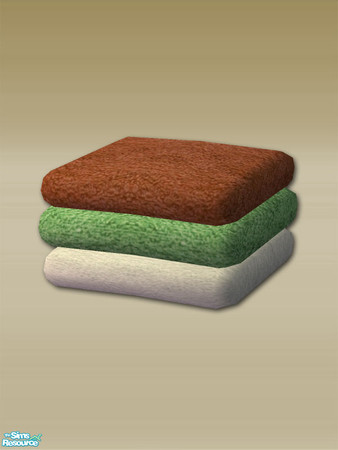 Sims 2 — Mt Lodge - Towel Stack - Mesh by Shakeshaft — Part of the Mt Lodge Bathroom Set, the set consists of Sink Unit